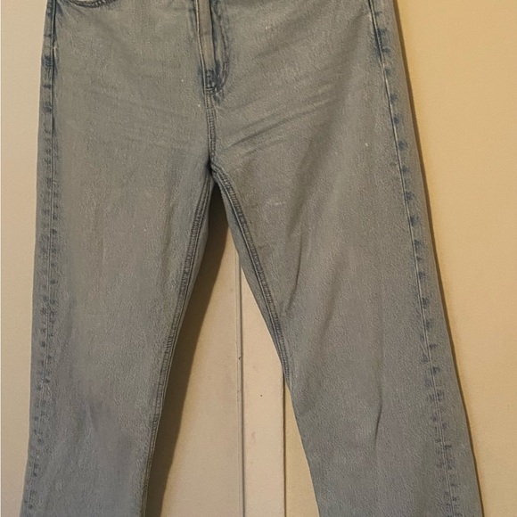 Mika Yoga Wear Sky Blue Denim Pants - Picture 1 of 8